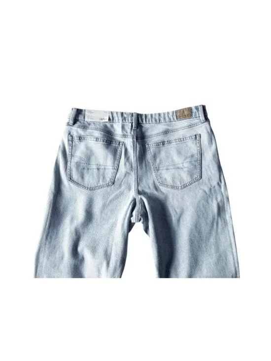 American Eagle Curvy Stovepipe Jeans Women’s Sz 16 (33W)  Light Wash NWT - Picture 13 of 16